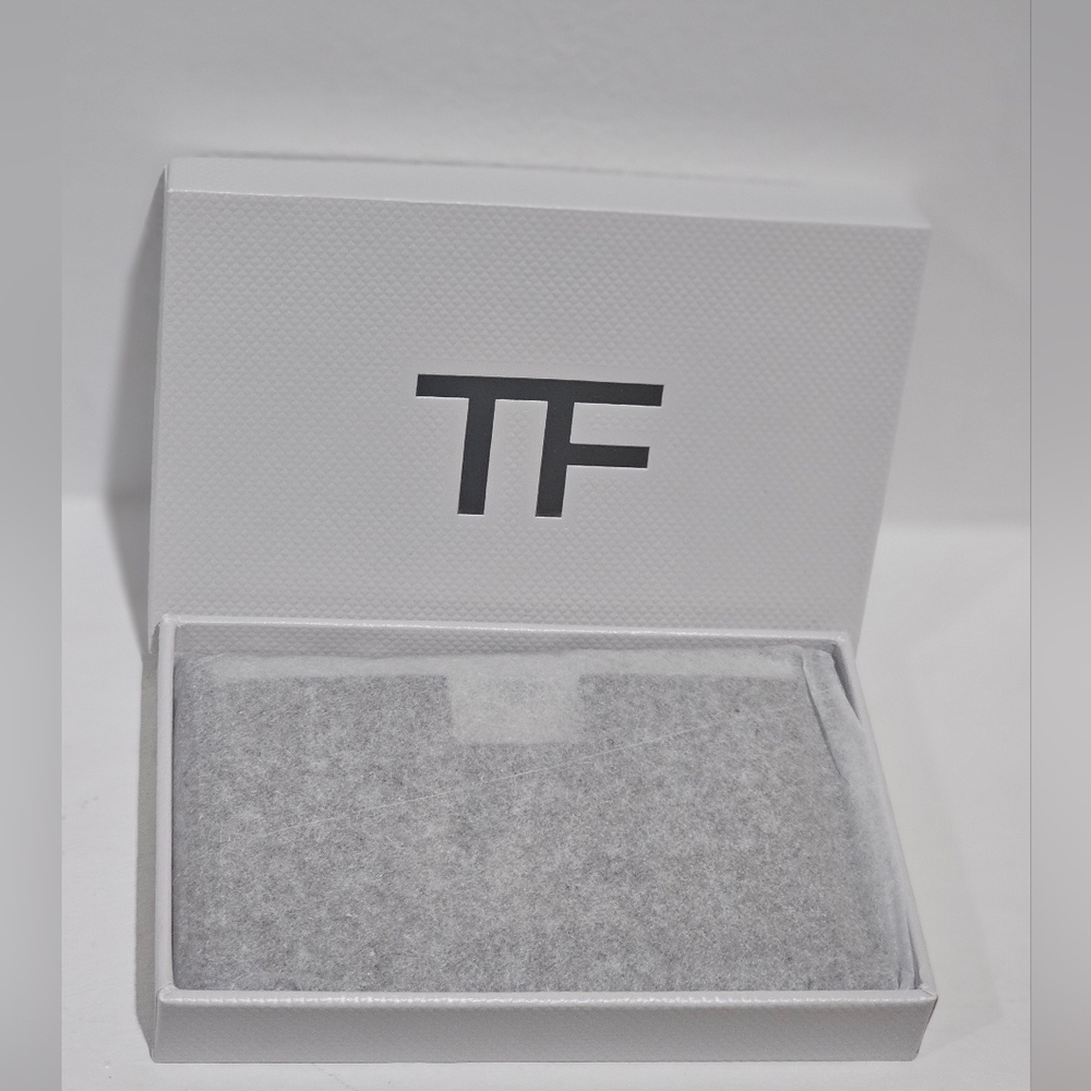 TOM FORD BROWN LEATHER CARD HOLDER AND MIRROR - Picture 3 of 7